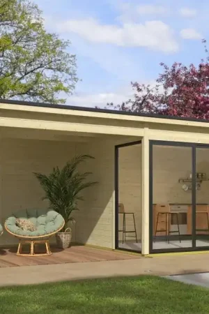 Express Levering Outdoor Life Tuinhuis Olivia met Overkapping 745 x 295 cm